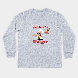 Baker's Bakery Kids Long Sleeve T-Shirt